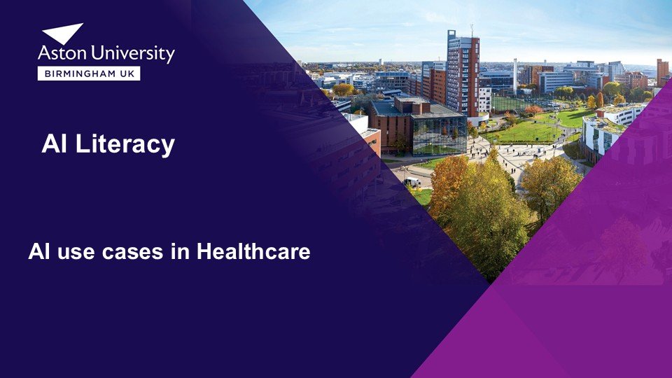 AI Use Cases in Healthcare course artwork